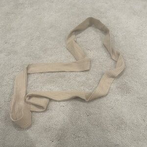 Beige Knit Scarf